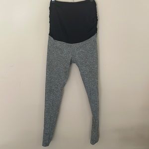 Beyond yoga beyond the bump space dyed maternity yoga pants, XL